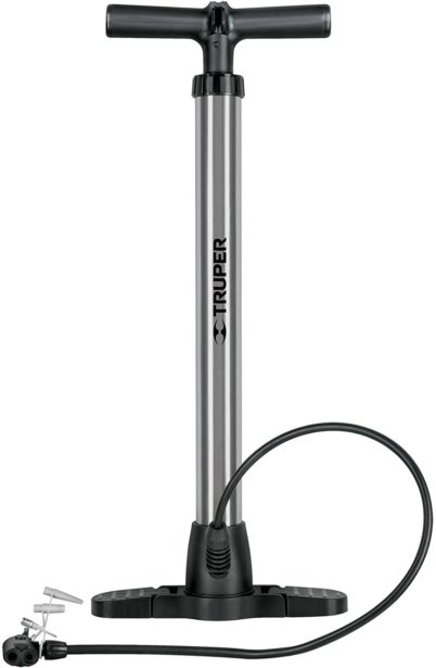 Truper BOM-TR, Bomba para inflar de 23", cuerpo de acero