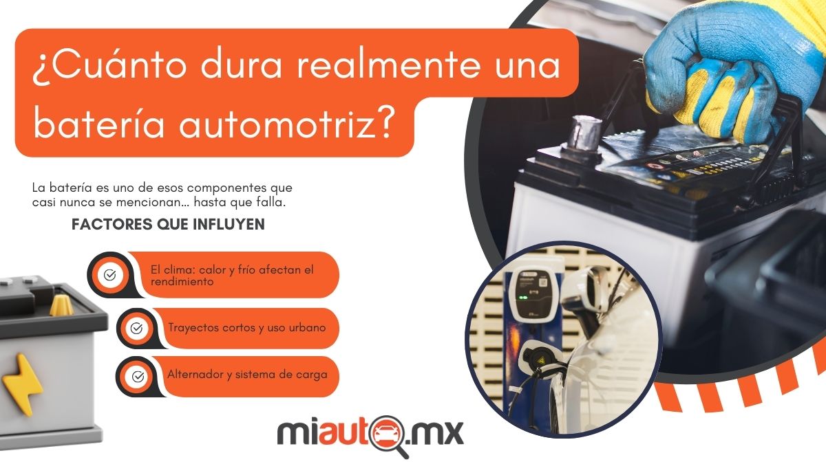 ¿Cuánto dura realmente una batería automotriz?