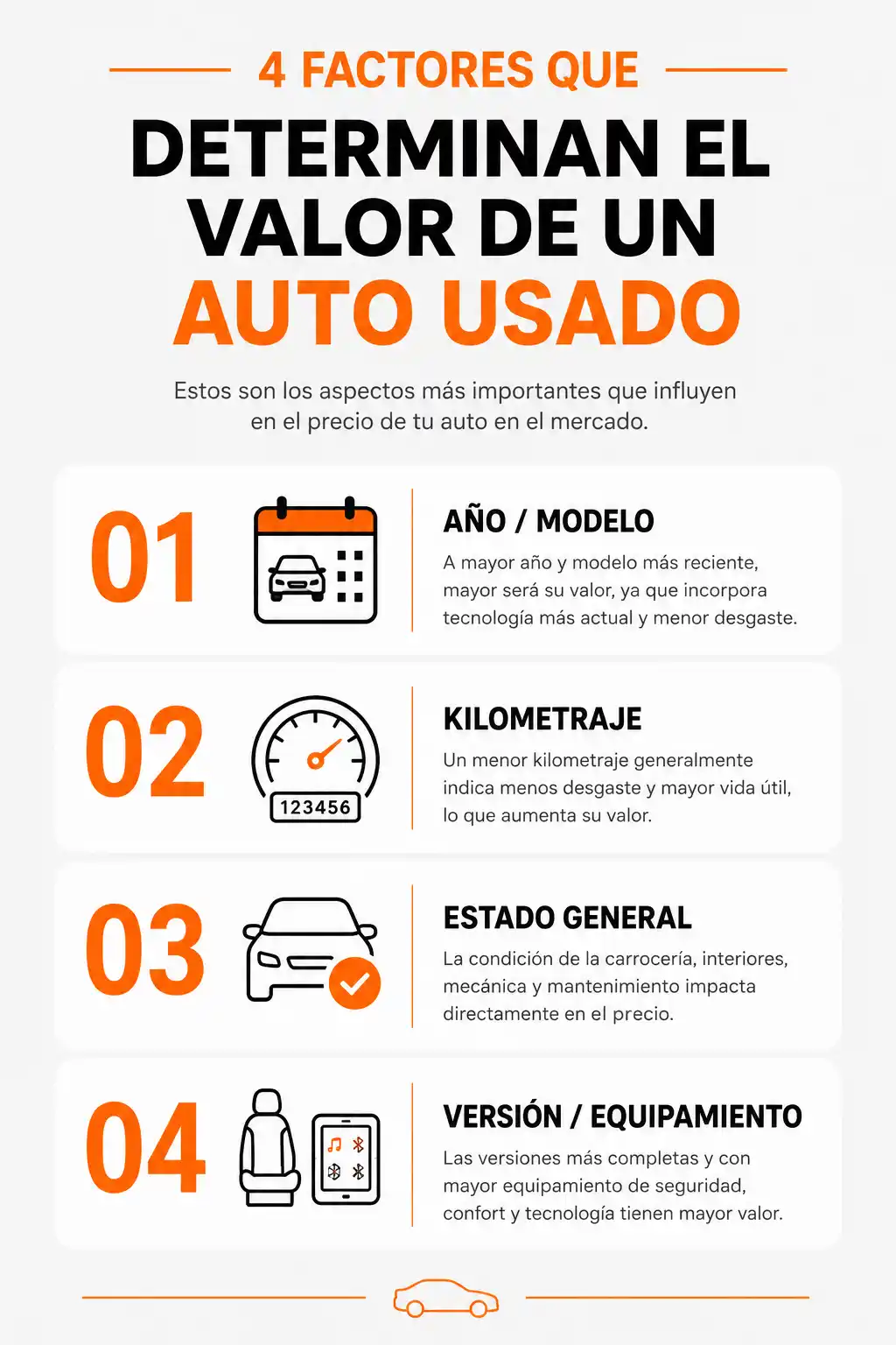 Factores que determinan el valor de un auto en el Libro Azul